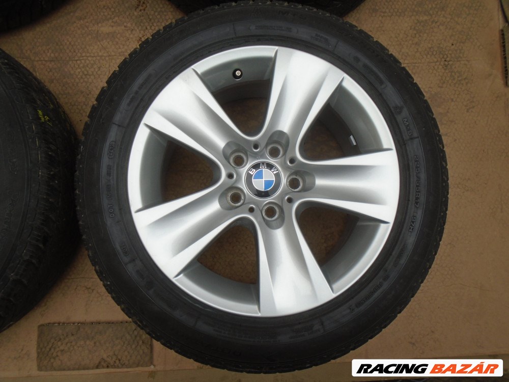 ÁR/DB! [GYÁRI BONTOTT] BMW - ALUFELNI SZETT TÉLI GUMIVAL 17&quot; - STERNSPEICHE 327 - 5-ÖS ; 6-OS / F10+LCI ; F11+LCI ; F06 GRANCOUPÉ+LCI ; F12+LCI ; F13+LCI - 6790172 4. kép